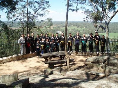 24th August 2004 - Our first Hapkido Martial Arts Class