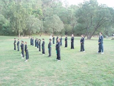 24th August 2004 - Our first Hapkido Martial Arts Class