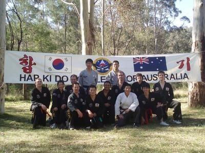 24th August 2004 - Our first Hapkido Martial Arts Class