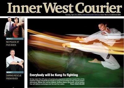 24th August 2004 - Our first Hapkido Martial Arts Class