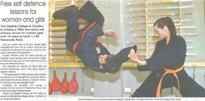 24th August 2004 - Our first Hapkido Martial Arts Class