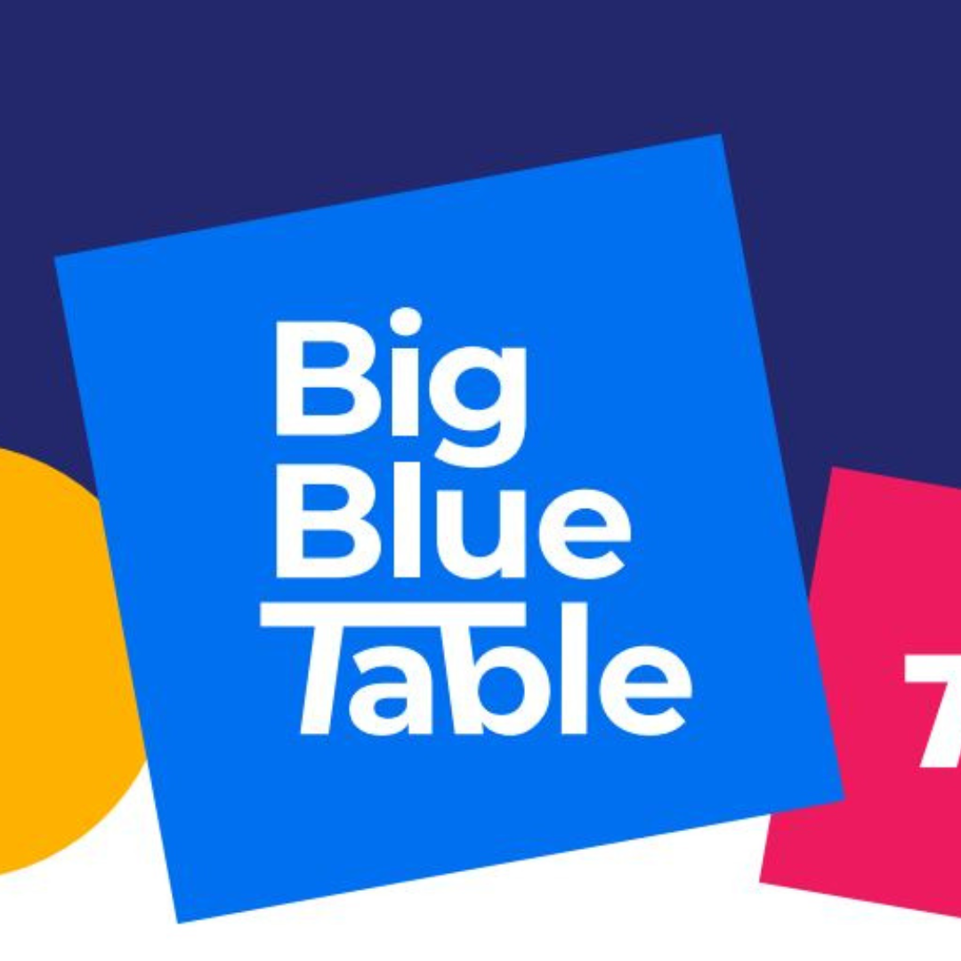 Big Blue Table