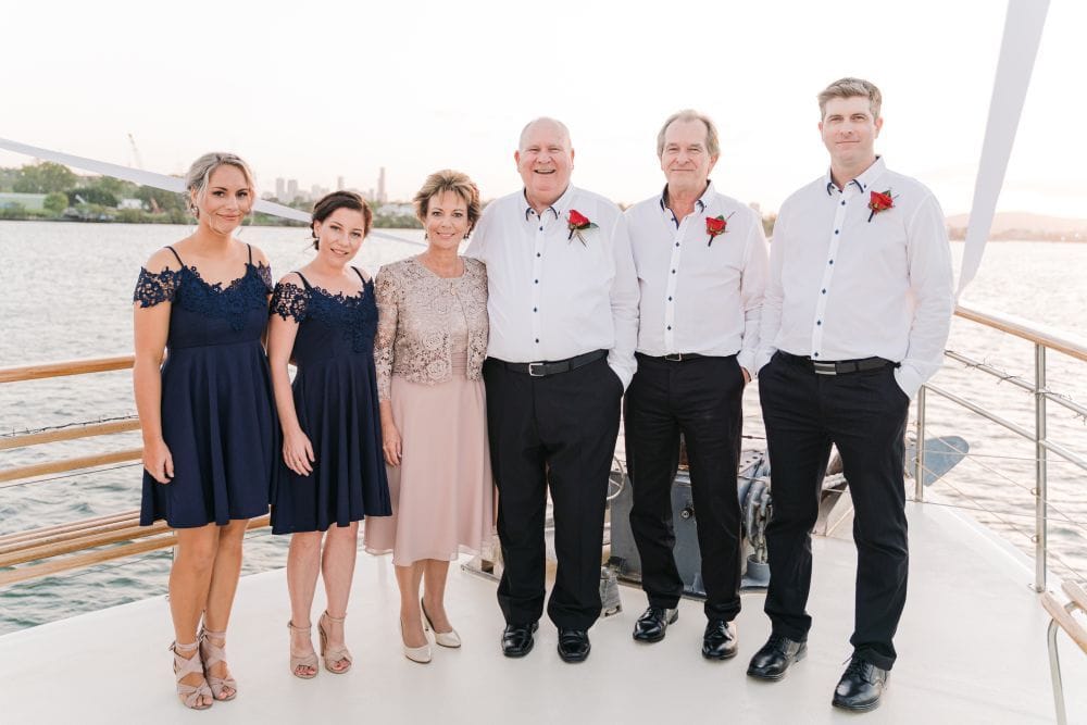 Scenic wedding cruise on the Brisbane River