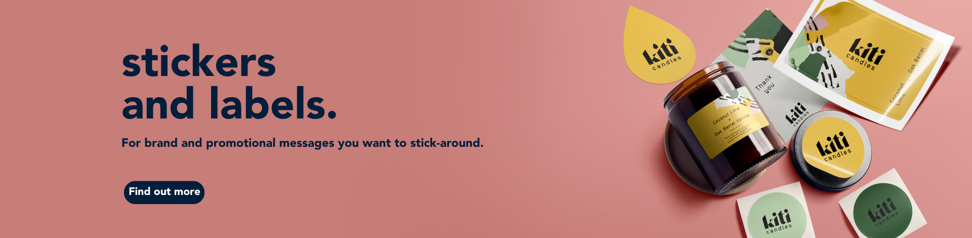 Stickers and Labels web banner