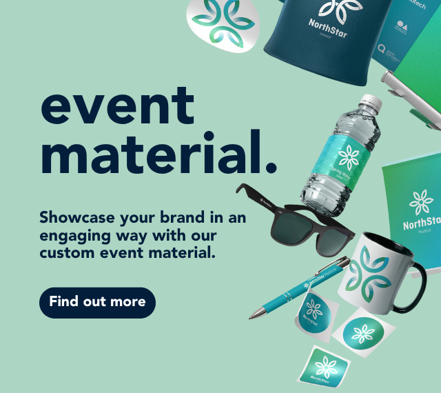 event materials mobile banner