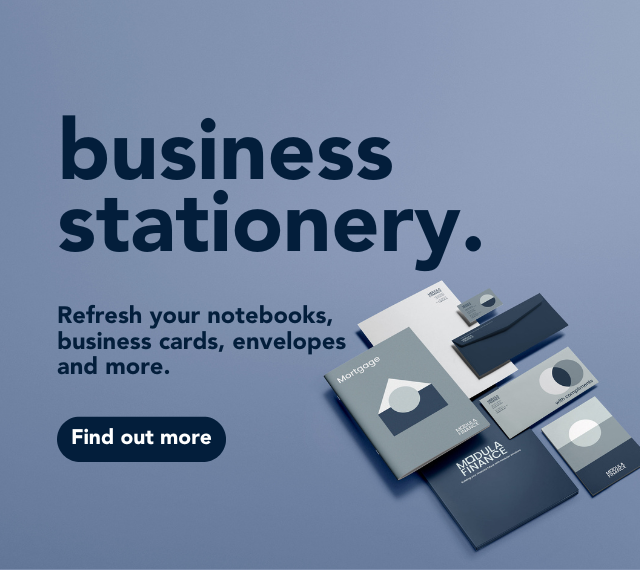 business stationery mobile banner