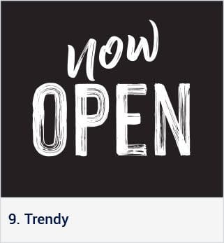 9. Trendy style