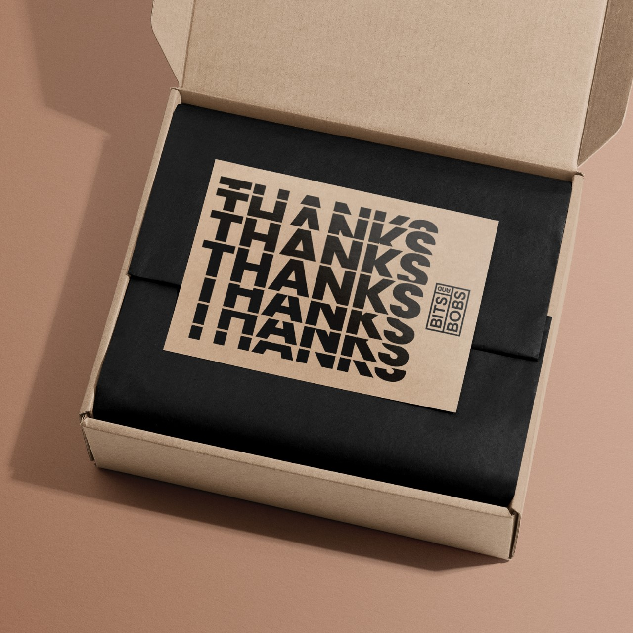 Thank You Card Box Packaging