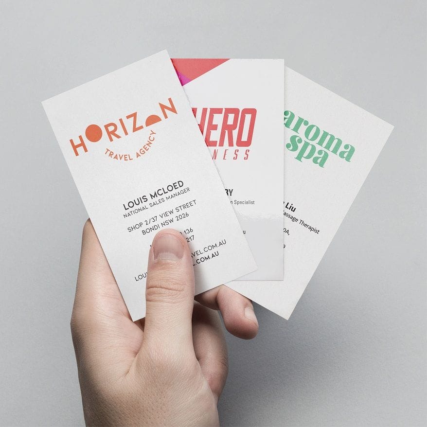 Business Cards Digitally printed for speed and budget