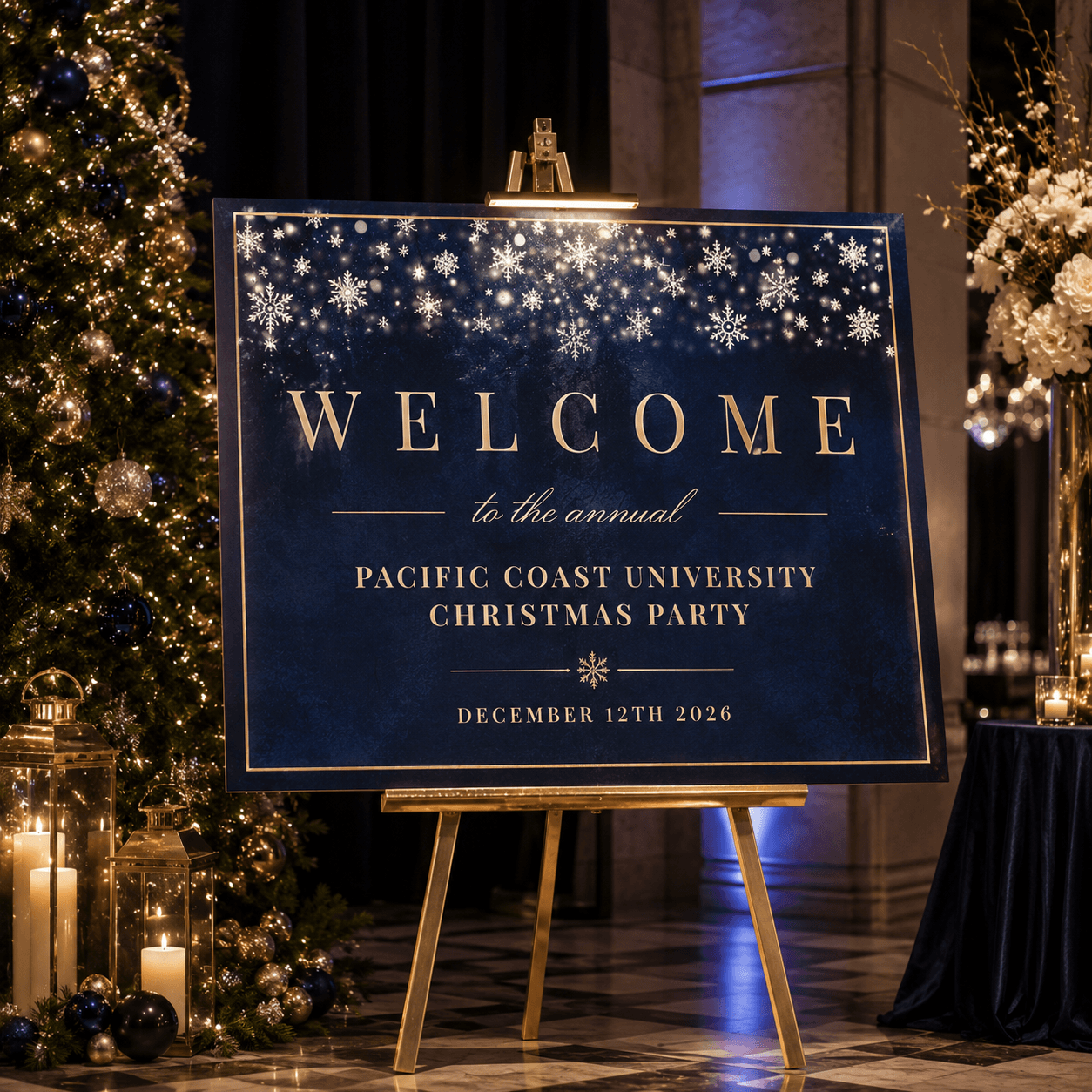 Christmas banners professional beautiful custom printing