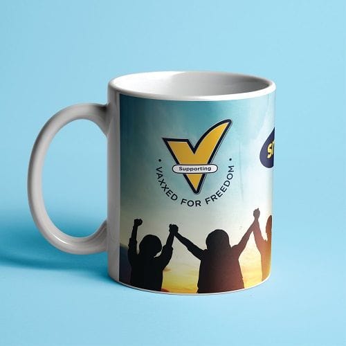 COVID-19 Classic Mug Vaxxed for Freedom Supporting Vaxxed for Freedom