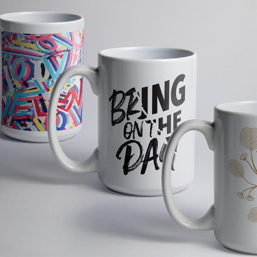 Large mugs are great promotional items