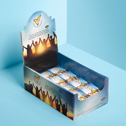 COVID-19 Box of V-Tick Pins Supporting Vaxxed for Freedom