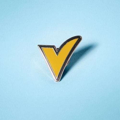 COVID-19 Lapel Pin - Single Supporting Vaxxed for Freedom
