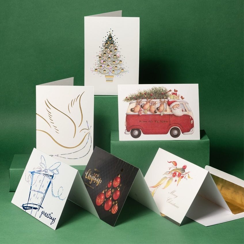 Personalised Christmas Cards online in three easy steps