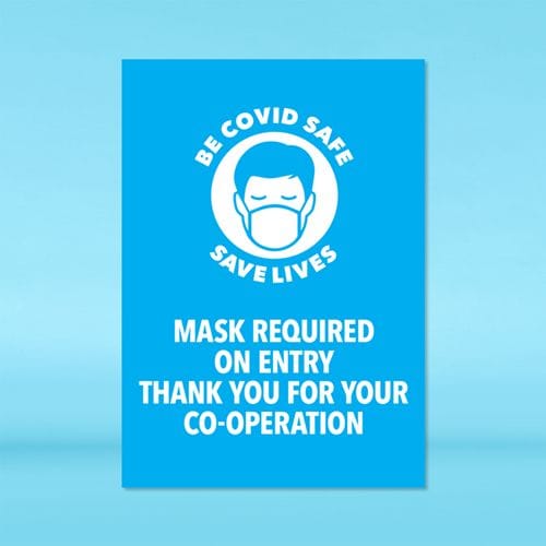 COVID-19 A2 Poster - Wear a Mask Supporting Vaxxed for Freedom