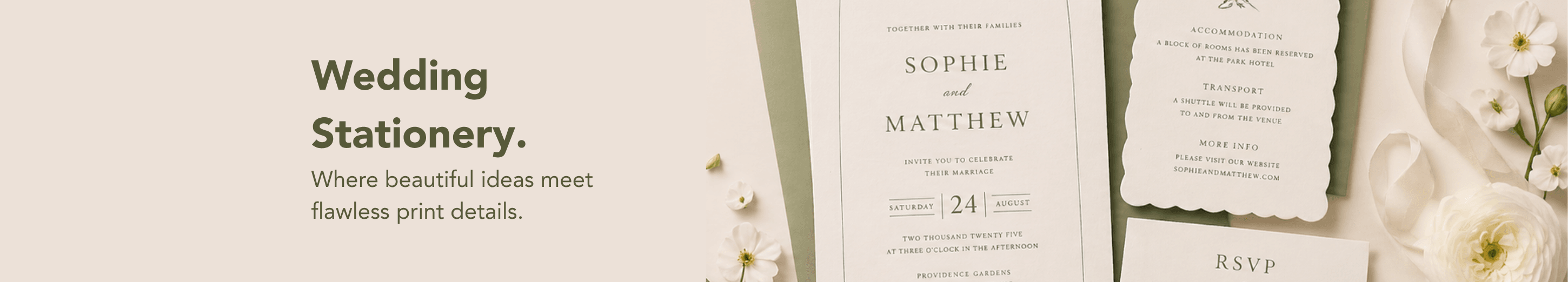 Wedding stationery professional beautiful custom printing