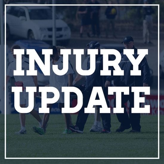 Injury Update - Round 1