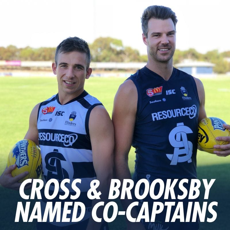 Joel Cross and Keegan Brooksby to Co-Captain Panthers in 2018