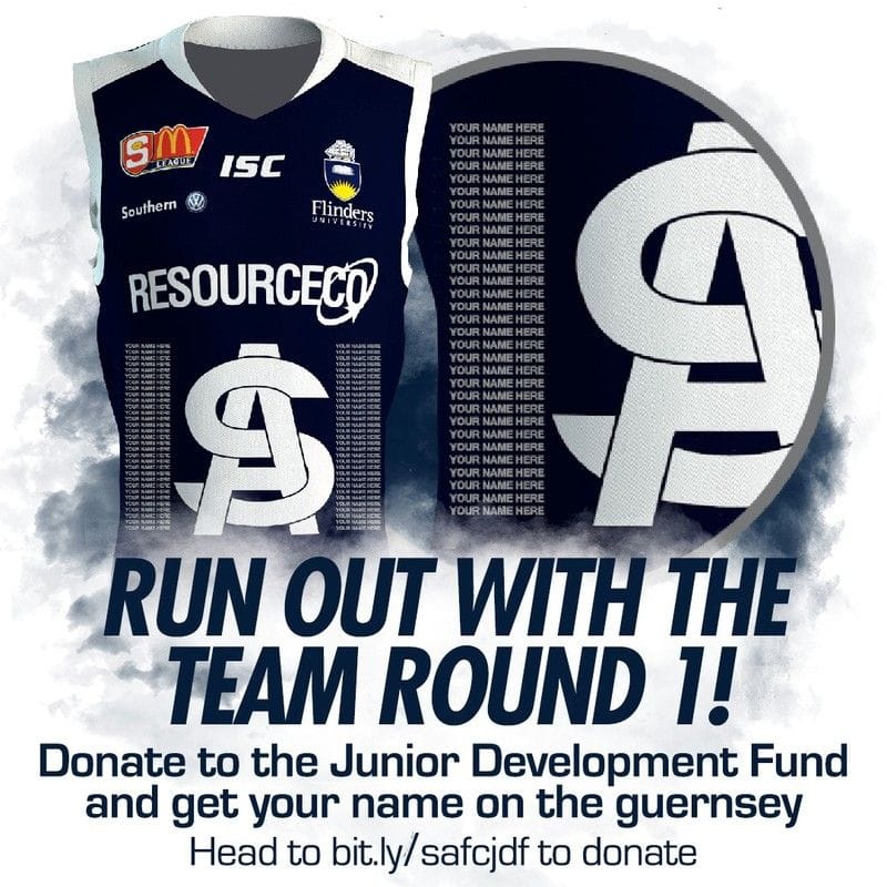 Run Out With the Team Round 1 - Get Your Name on the Guernsey!