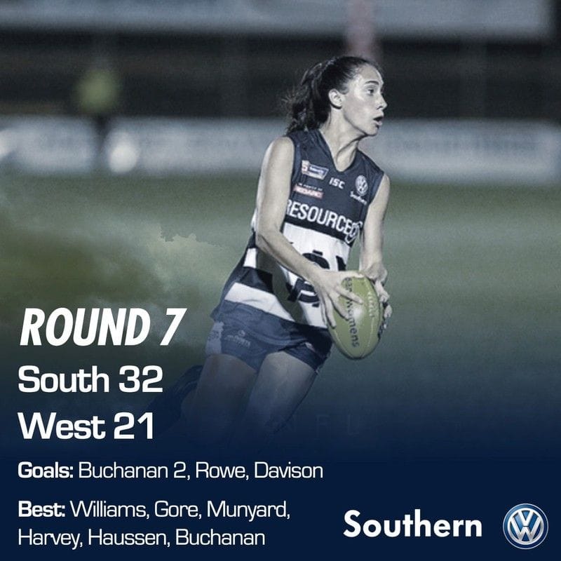 SAFCW Match Report - Round 7 - South Adelaide vs West Adelaide