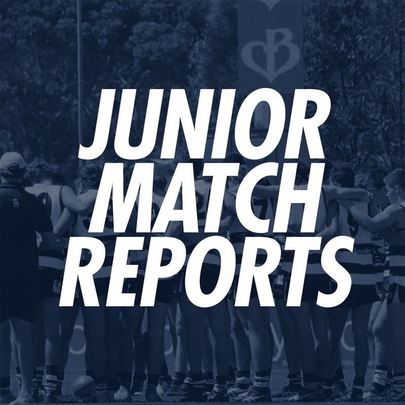 Junior Match Reports: Under 16s Round 1