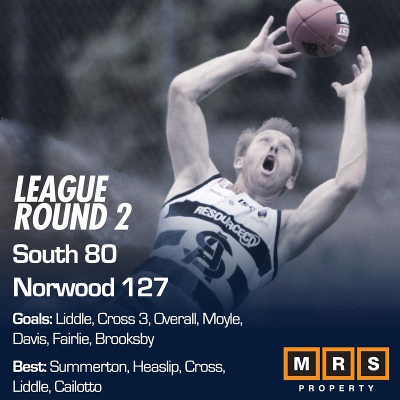 League Match Report - Round 2 - South Adelaide vs Norwood