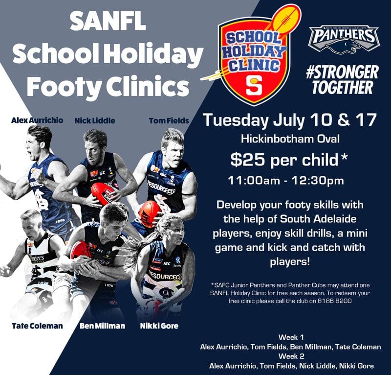 Panthers School Holiday Clinics