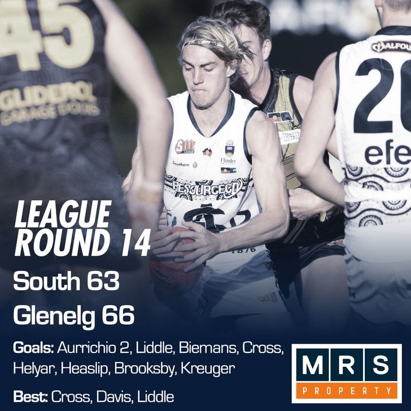 League Match Report - Round 14 - South Adelaide vs Glenelg