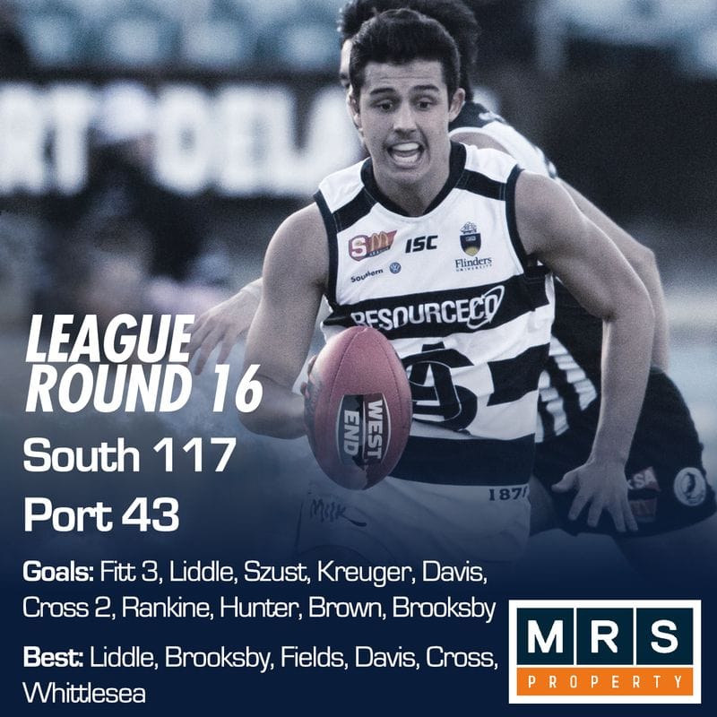 League Match Report - Round 16 - South Adelaide vs Port Adelaide