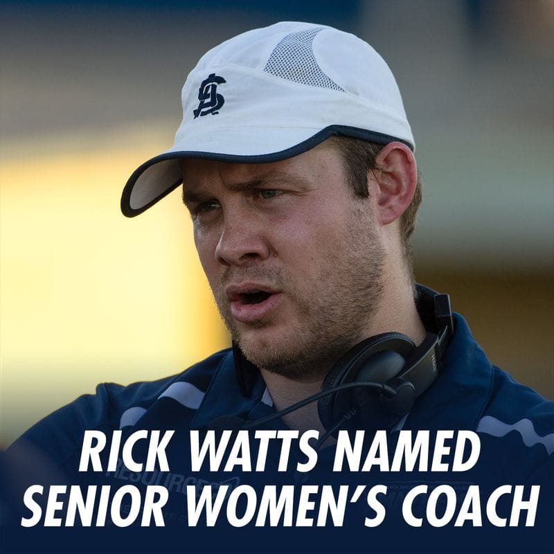 Rick Watts Named South Adelaide Senior Women's Coach