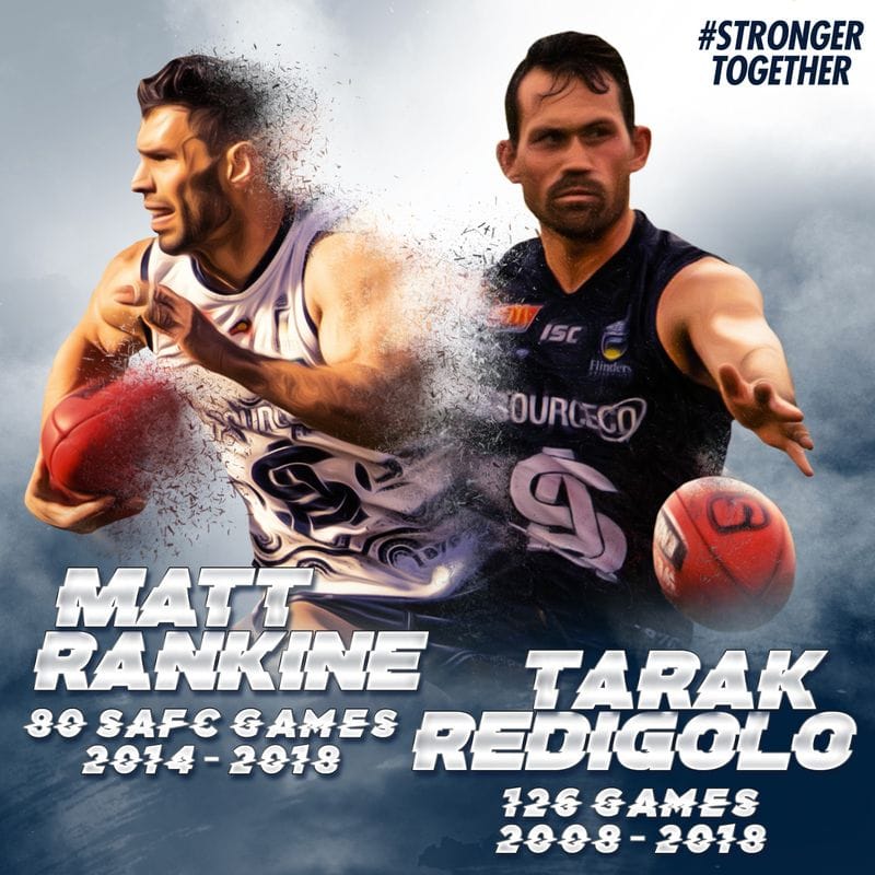 Redigolo and Rankine call time on SANFL careers