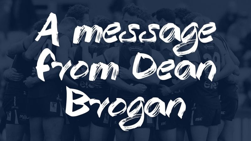 A message from Dean Brogan