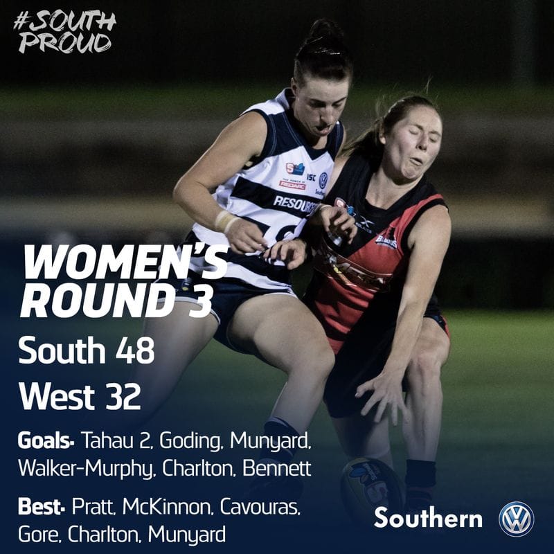 SAFCW Match Report: Round 3 - West Adelaide vs South Adelaide