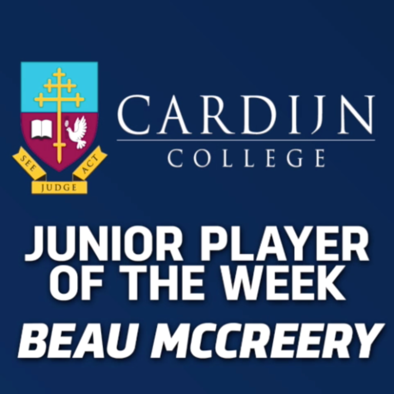 PanthersTV: Cardijn College Junior Player of the Week - Beau McCreery