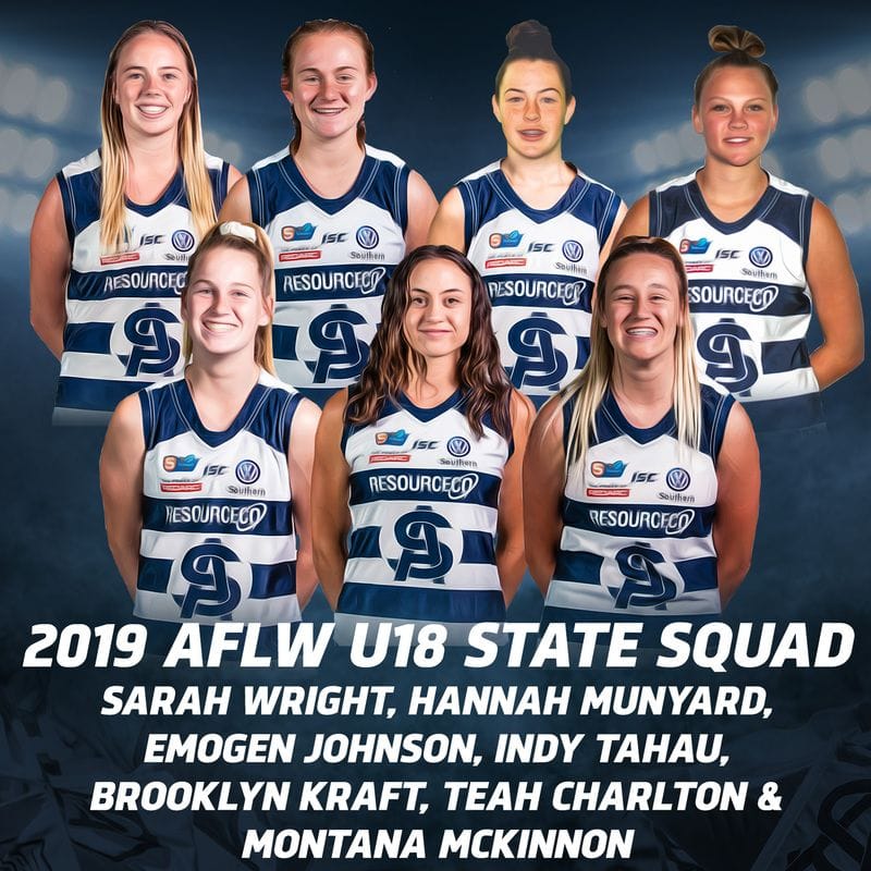 Seven Panthers Selected in AFLW U18 Championships Squad