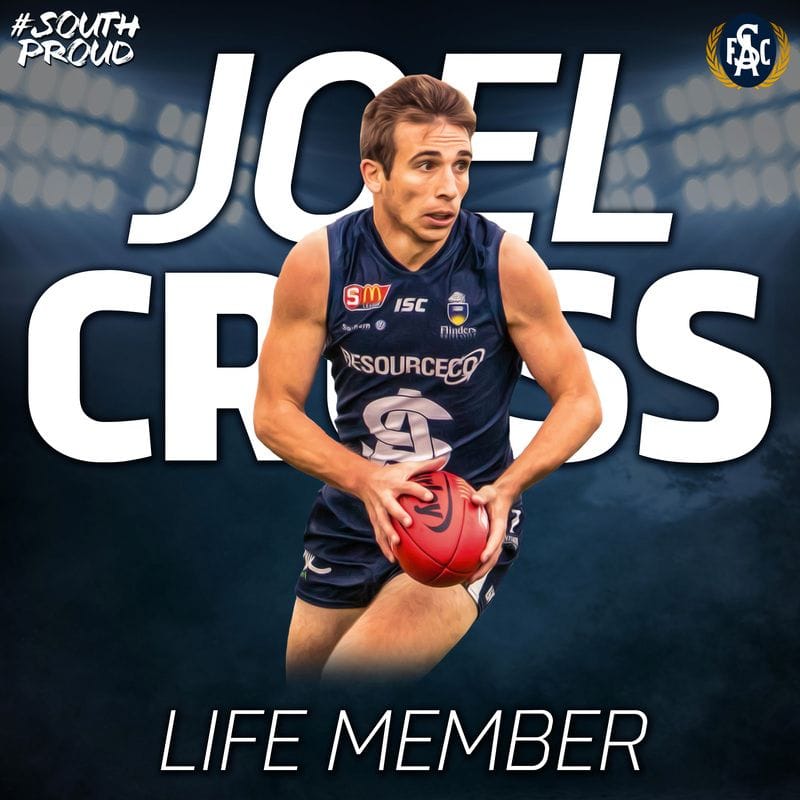 Joel Cross inducted as a Life Member