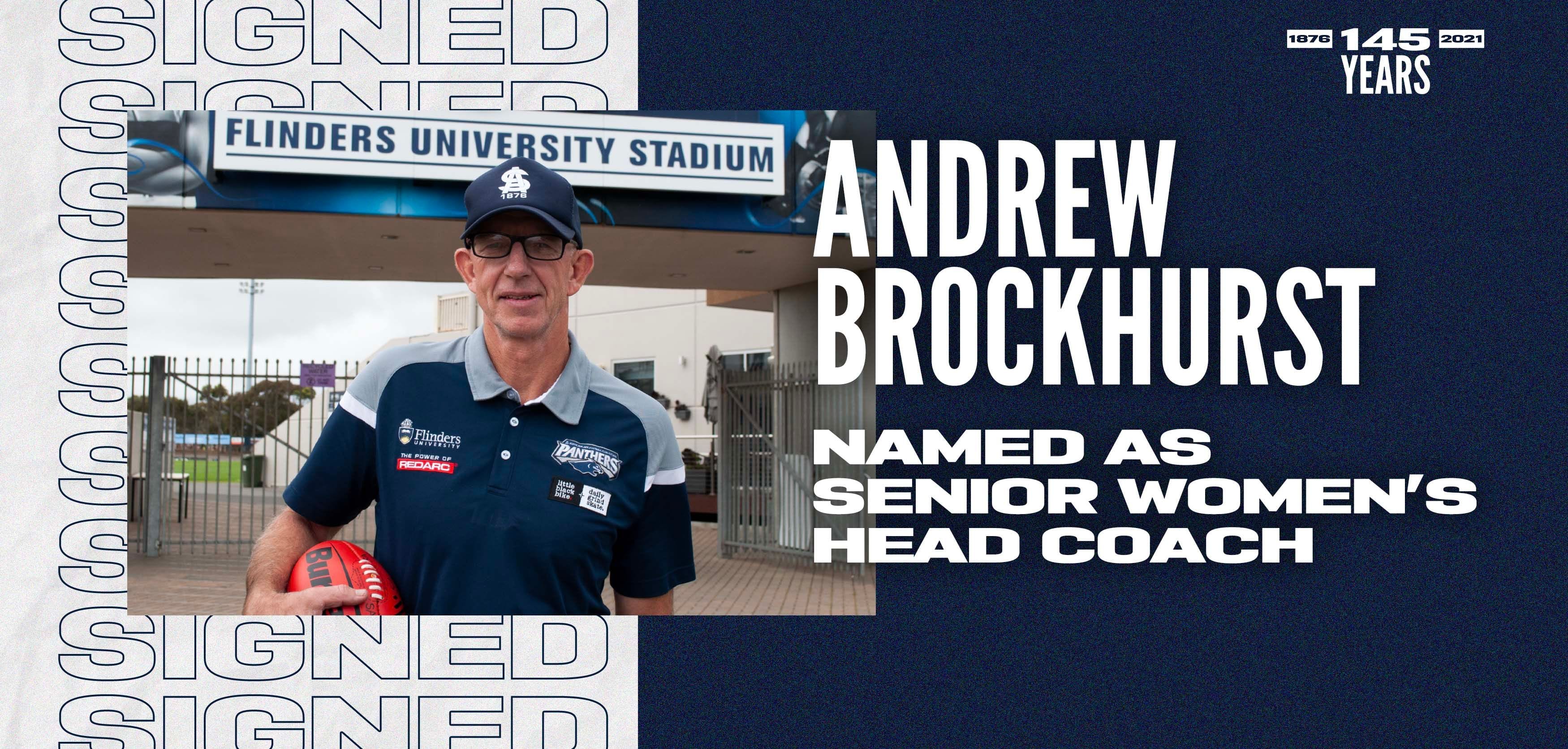 Andrew Brockhurst Named South Adelaide Senior Women's Coach