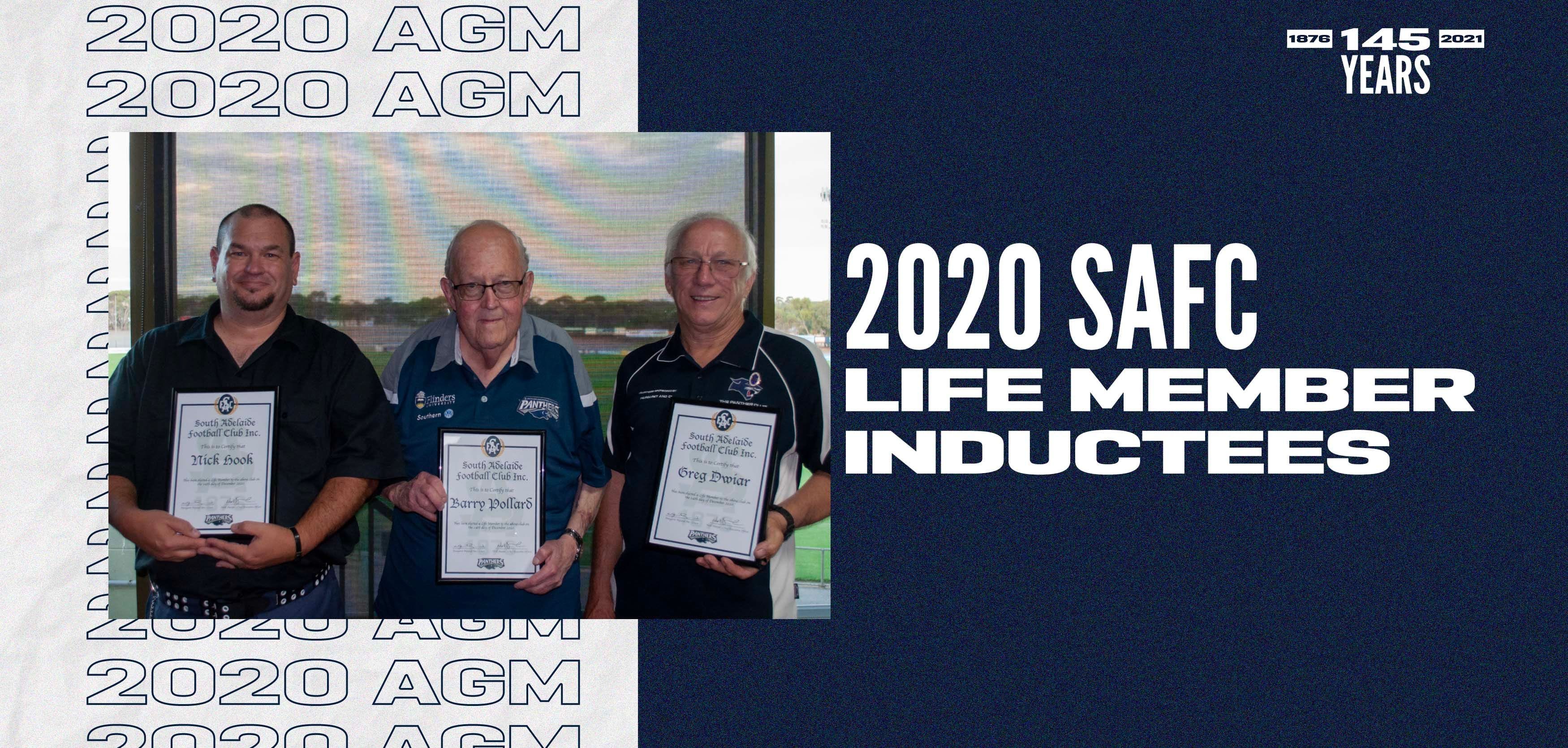 2020 SAFC AGM - Life Memberships and Service Merit Certificates