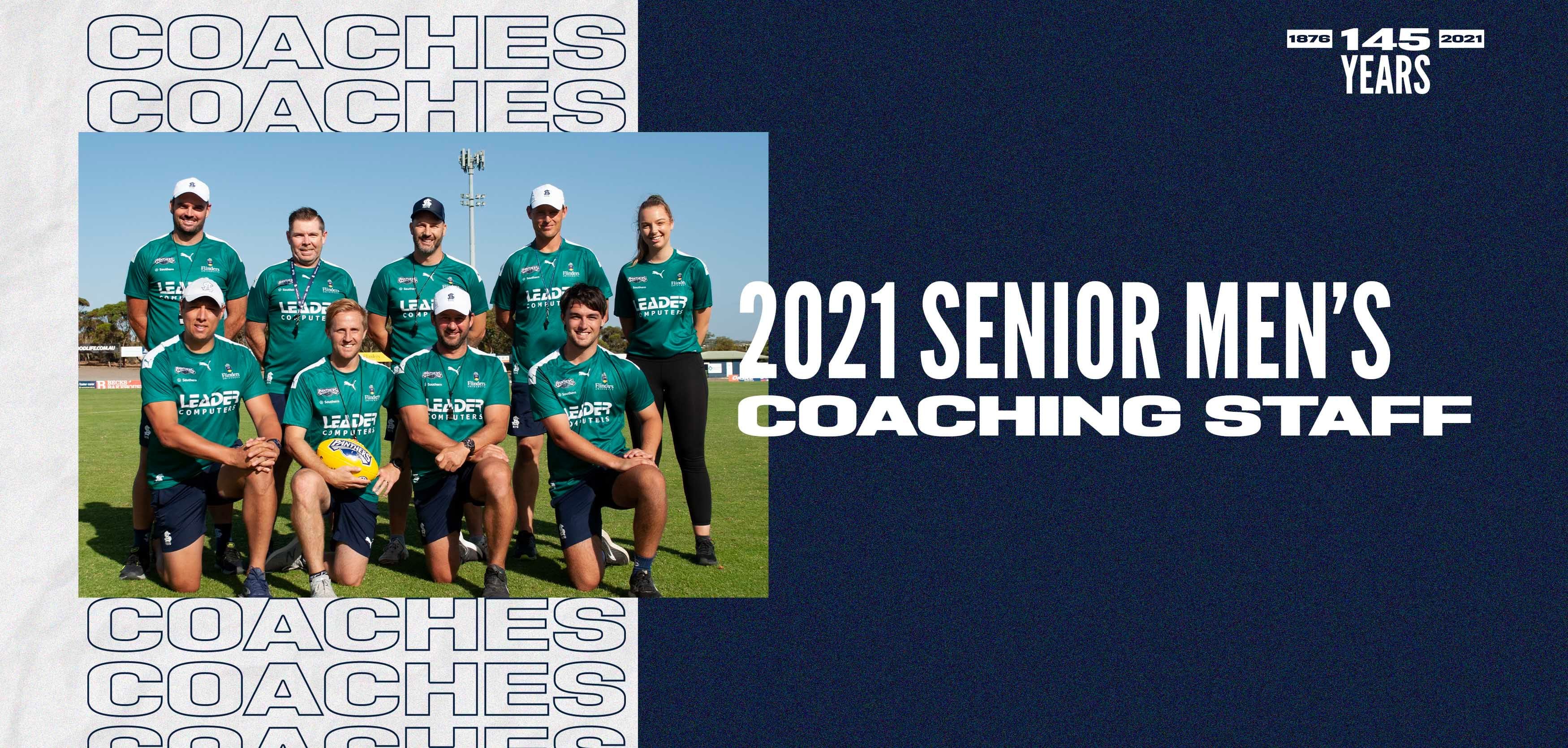 2021 Senior Mens coaching staff