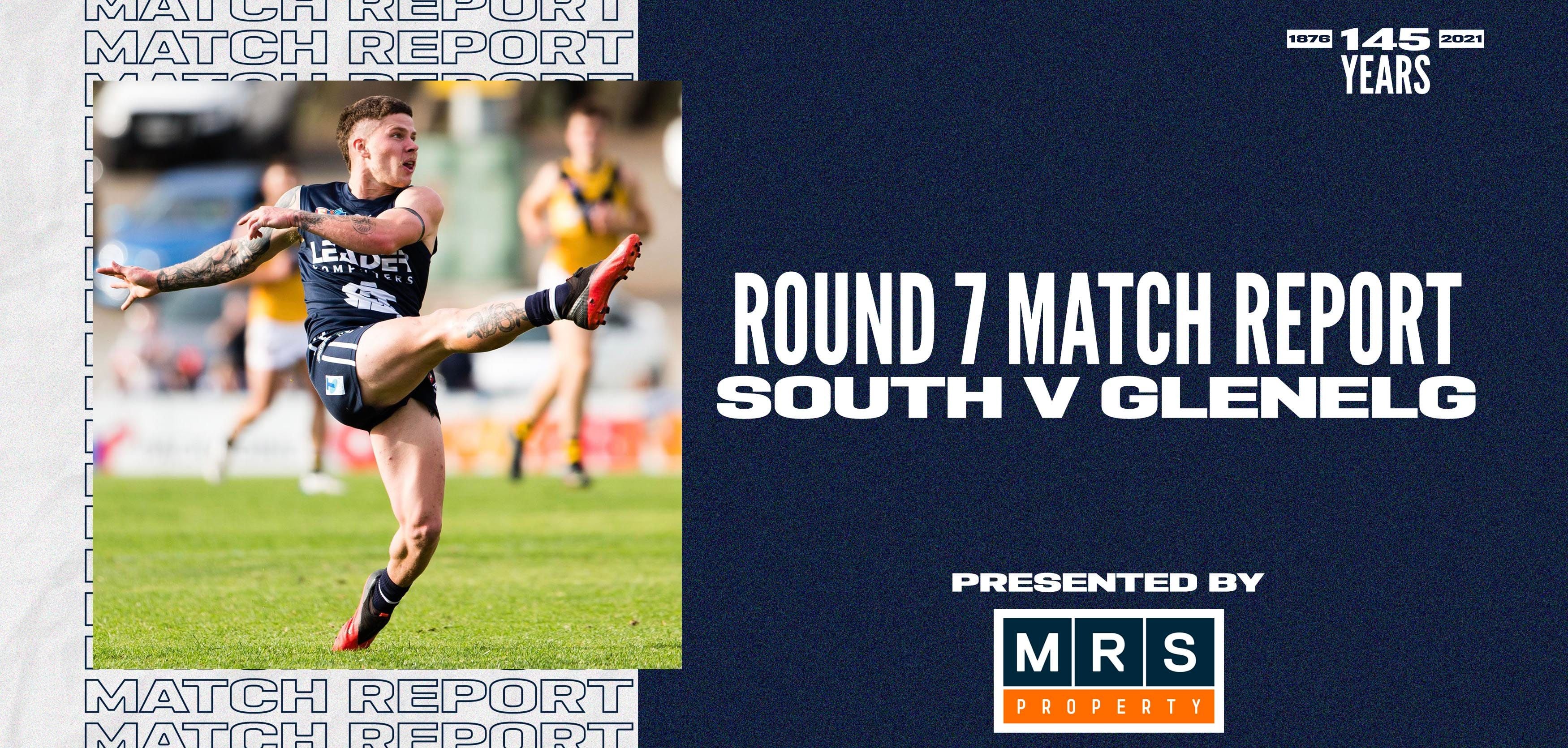MRS Property Match Report Round 7: vs Glenelg MRS Property Match Report Round 7: vs Glenelg