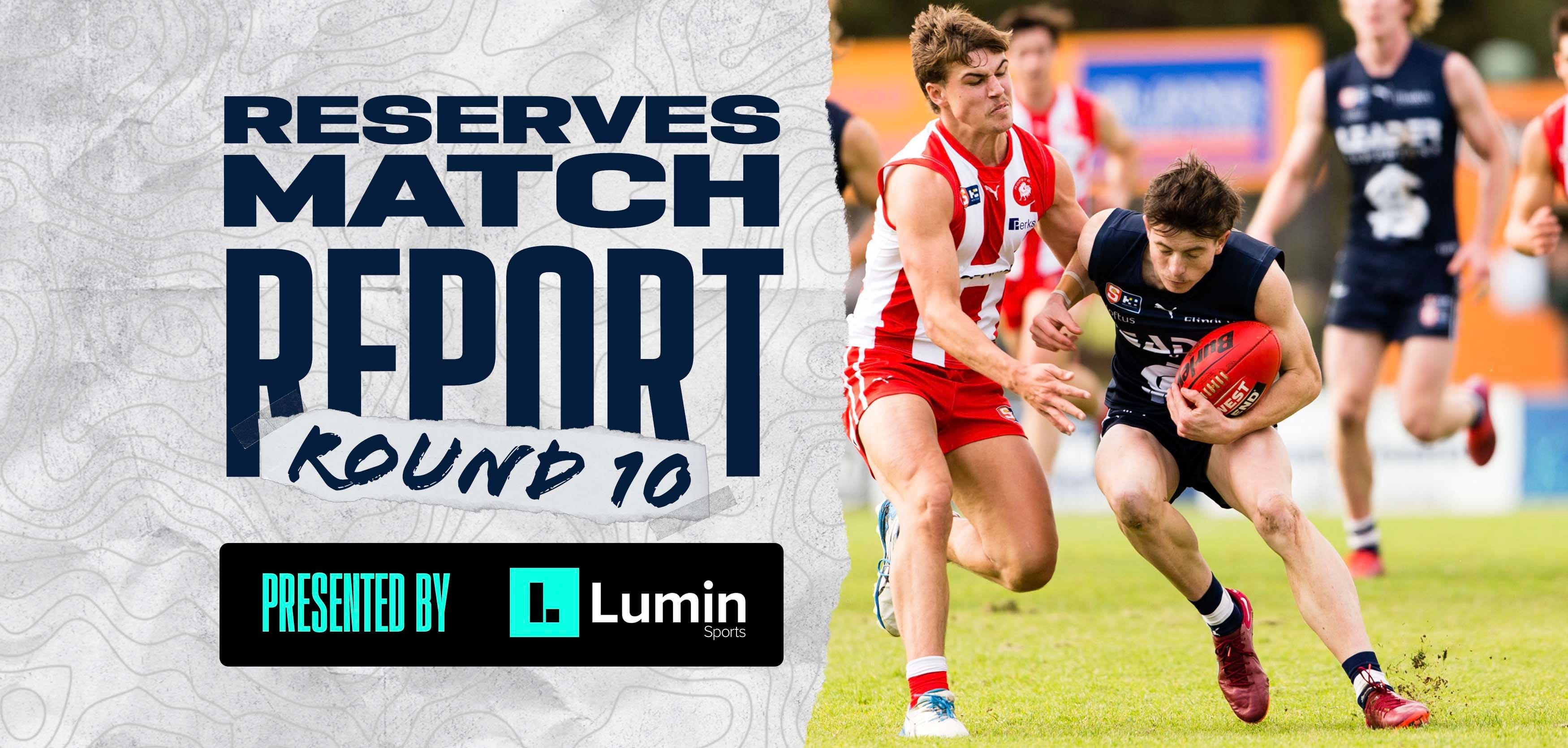 Lumin Sports Match Report: Reserves Round 10 vs North Adelaide