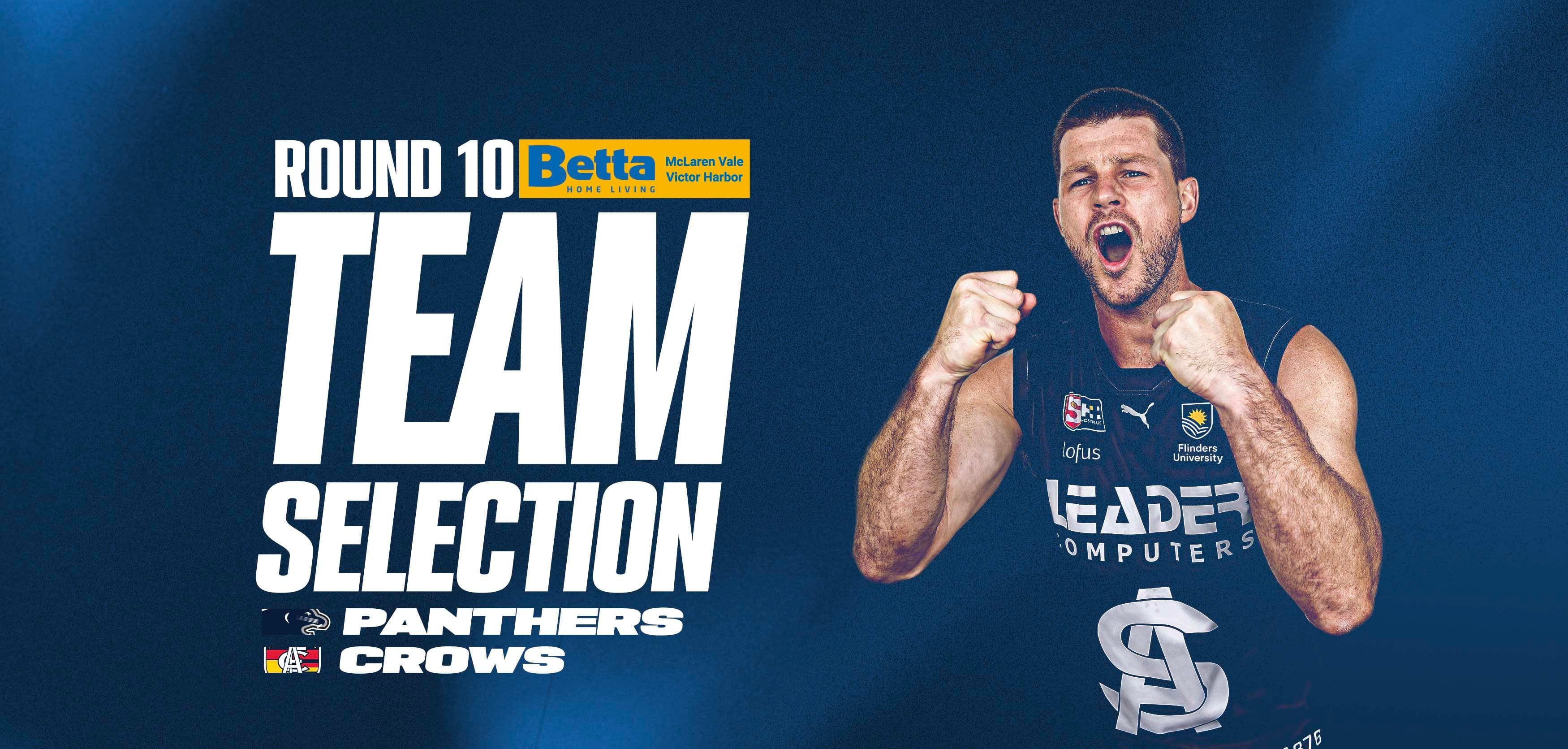 BETTA Team Selection: SANFL Rd 10 v Adelaide