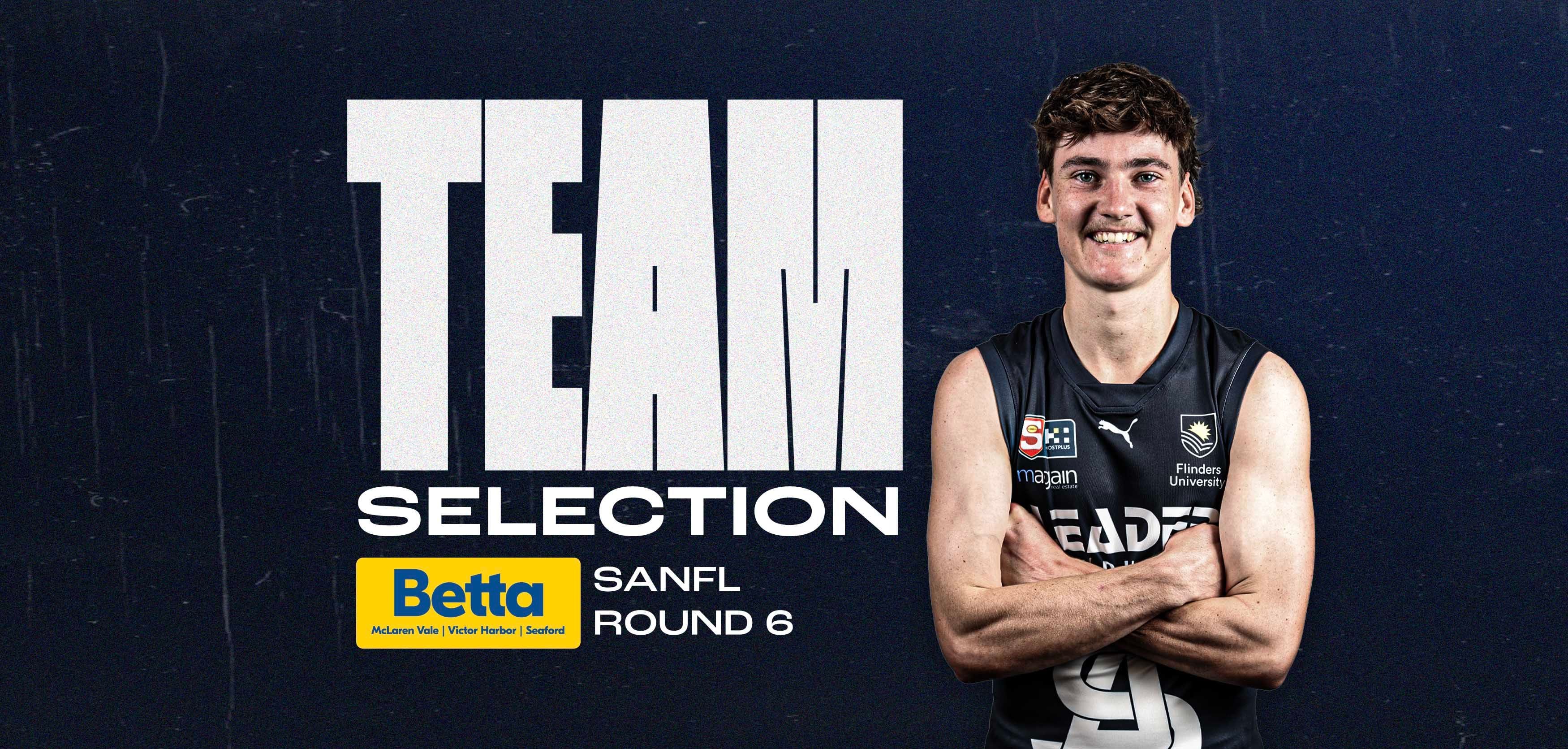 BETTA Team Selection: SANFL Round 6 v Eagles
