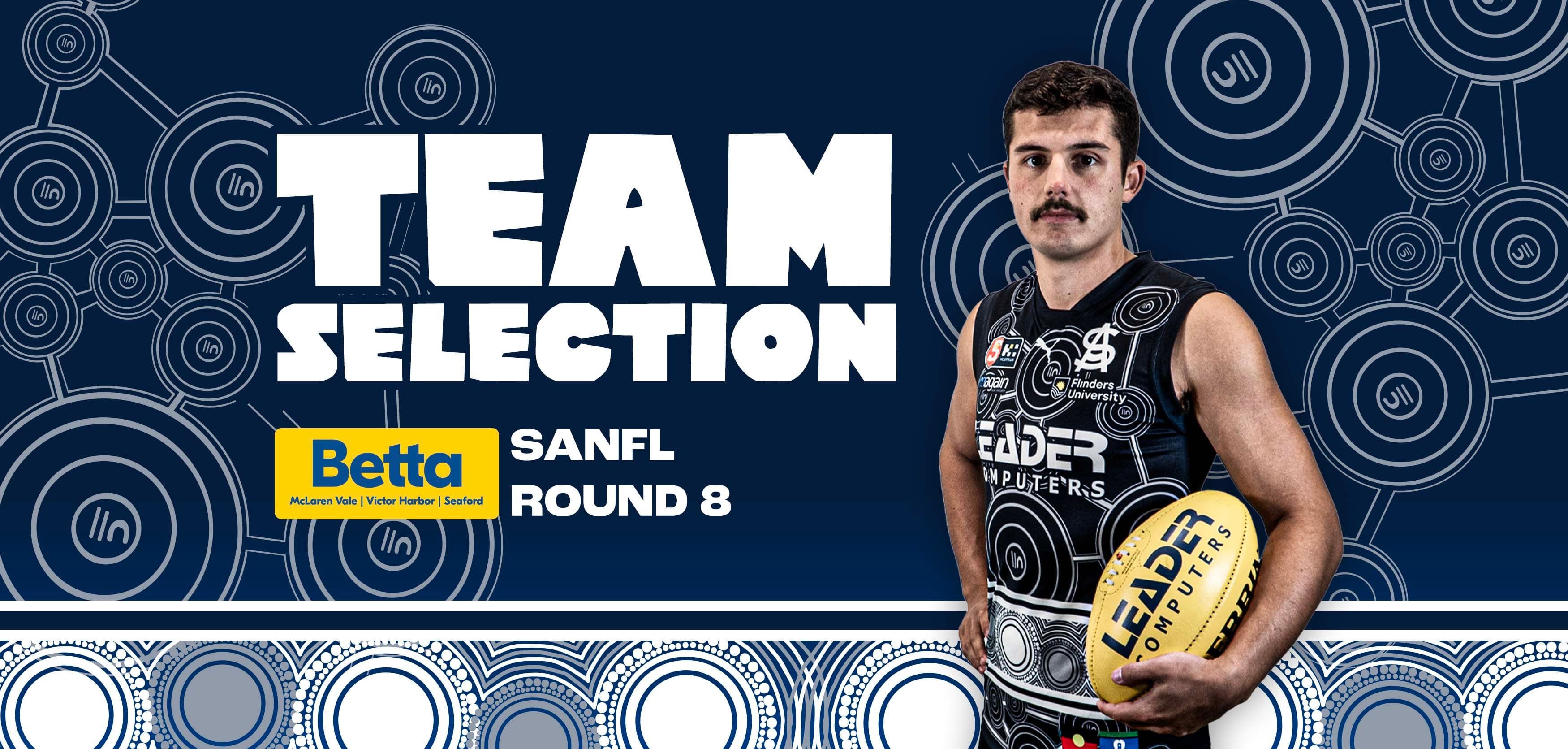 BETTA Team Selection: SANFL Round 8 v North Adelaide