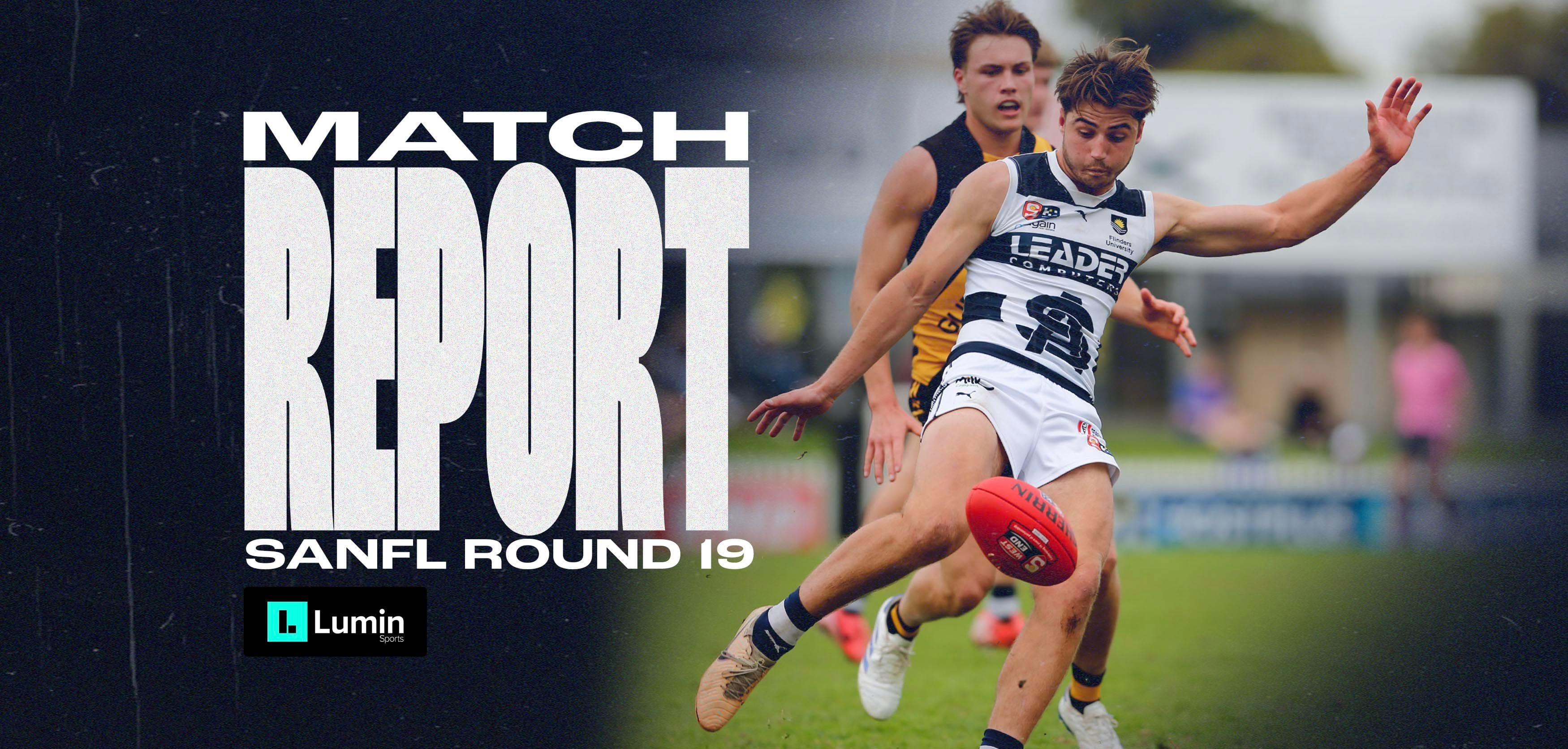 Lumin Match Report: SANFL Round 19 v Glenelg