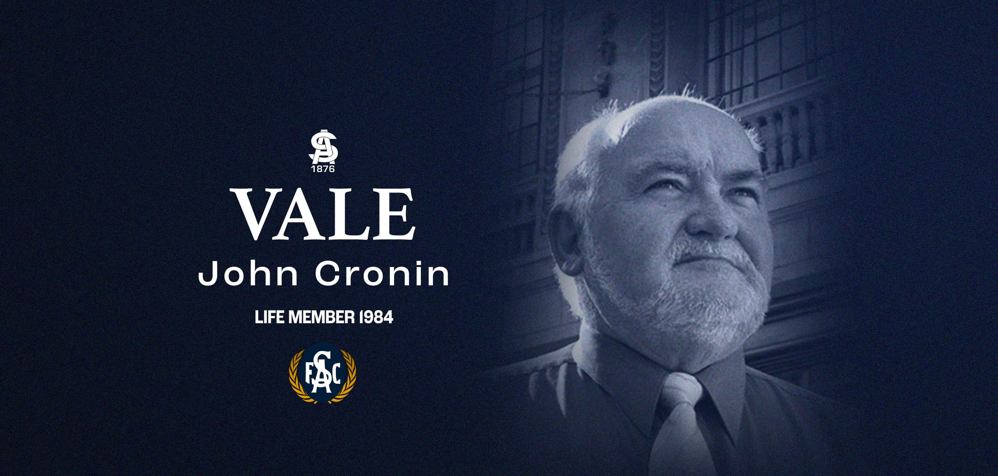 Vale John Cronin