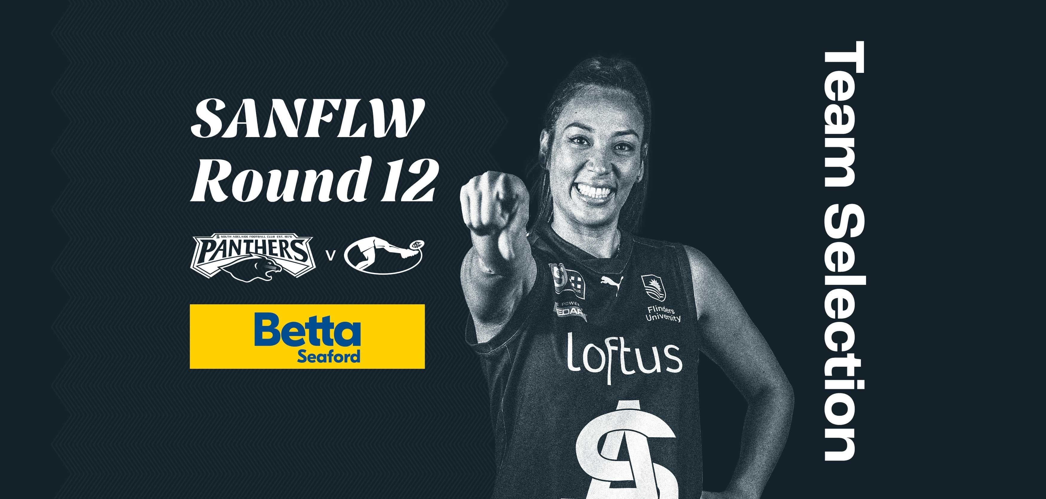 BETTA Team Selection: SANFLW Round 12 v Norwood