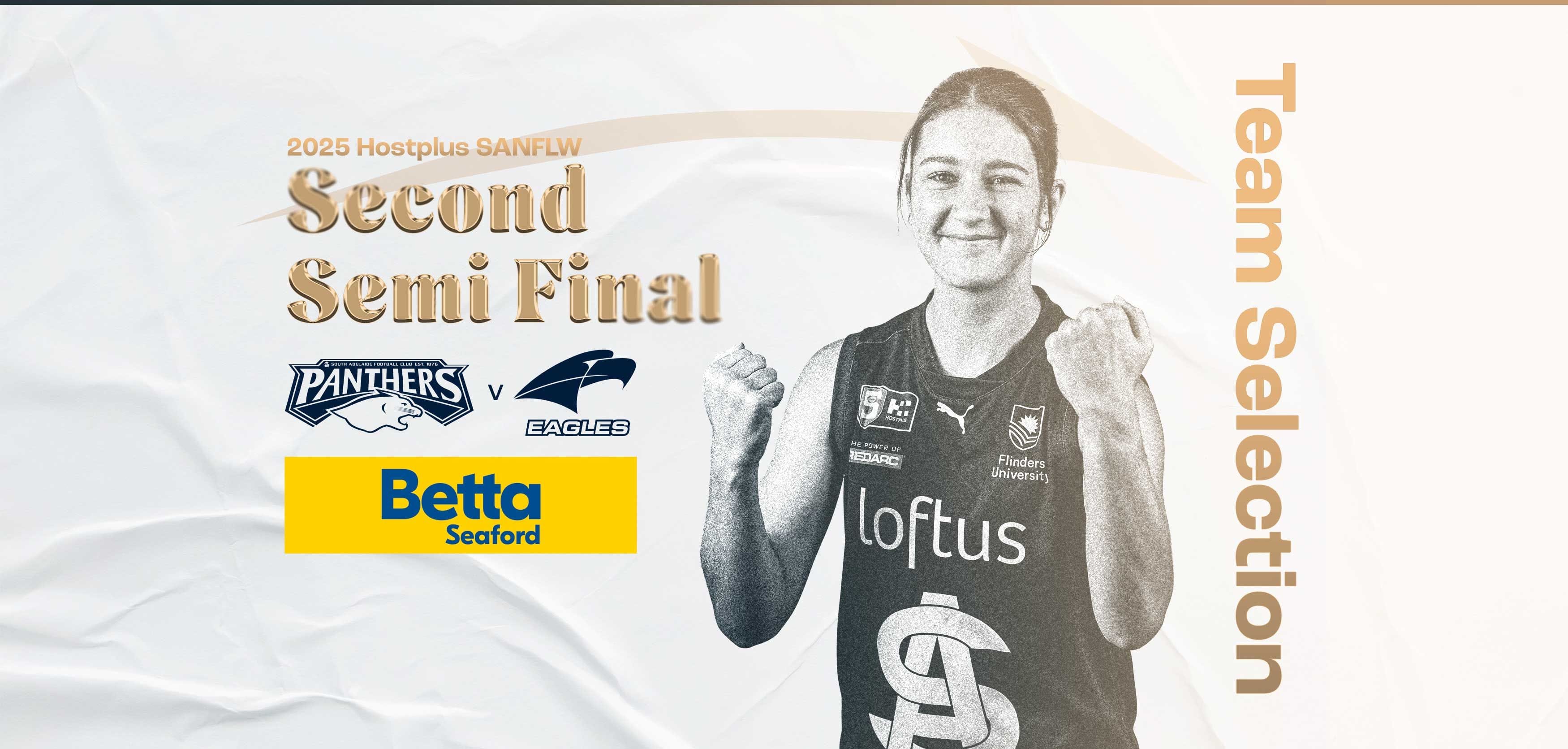 BETTA Team Selection: SANFLW Second Semi Final v Eagles