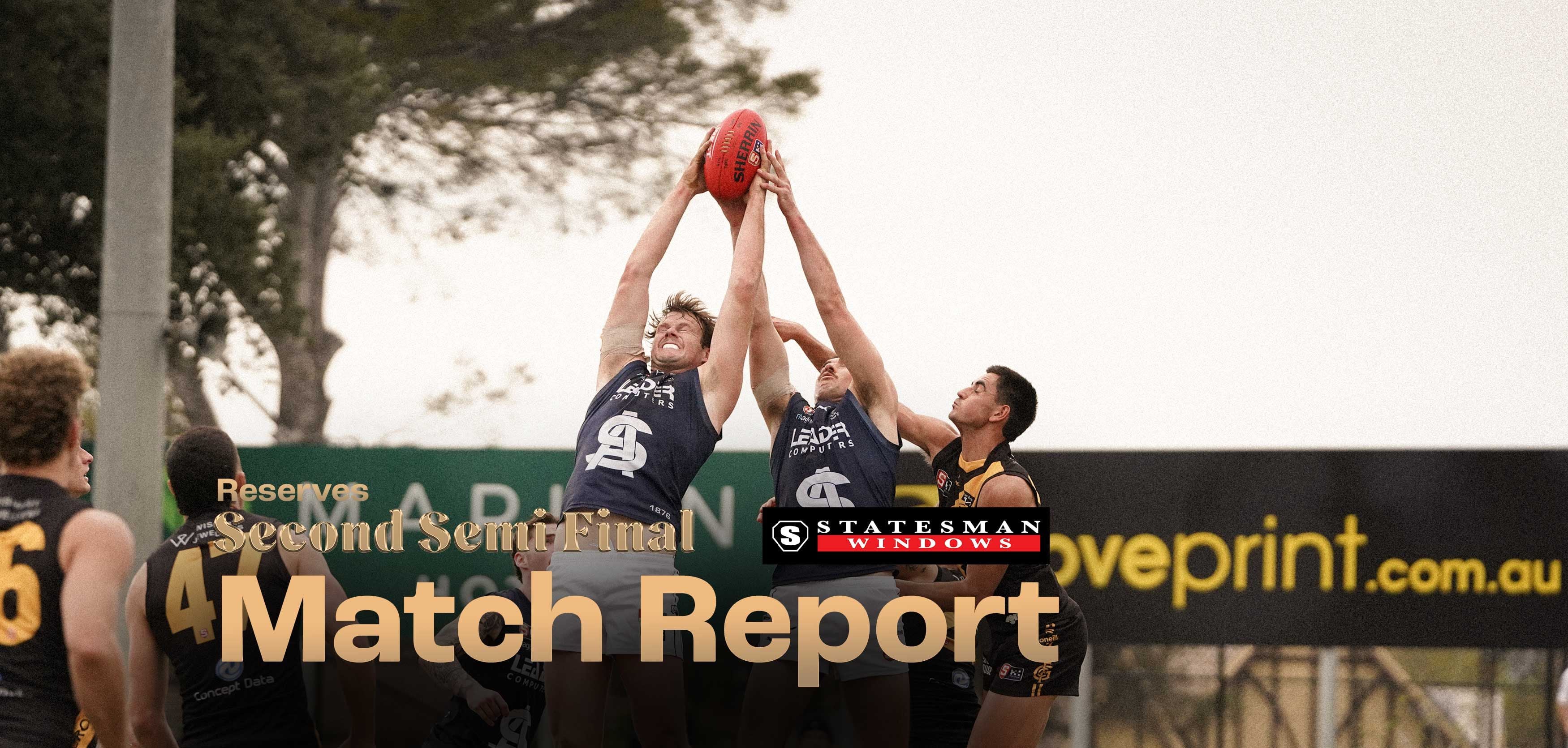 Statesman Windows Match Report: Reserves Second SF v Glenelg